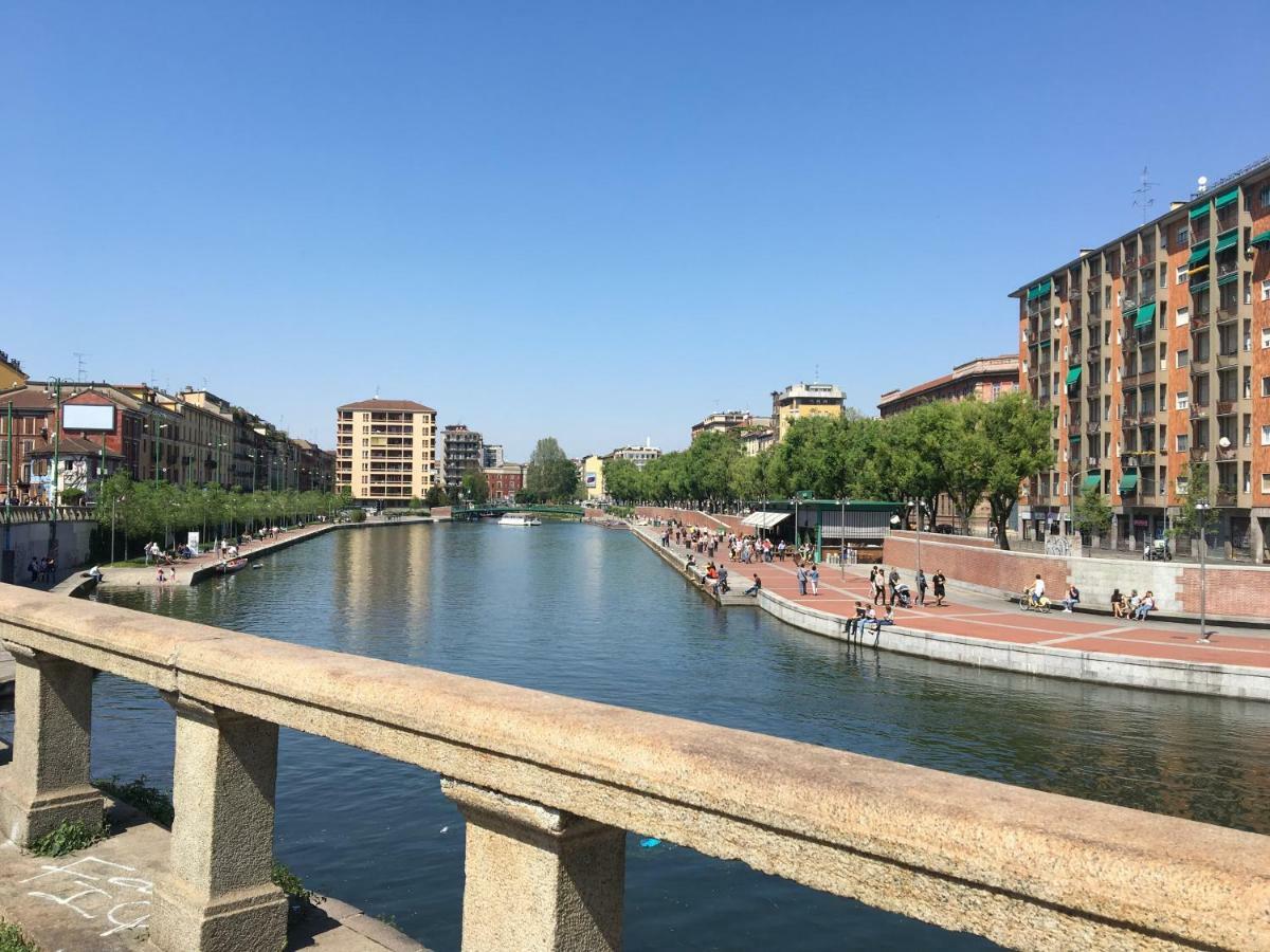 Charming Apartment On The Darsena Navigli - Pulizia Eccezionale Milánó Kültér fotó